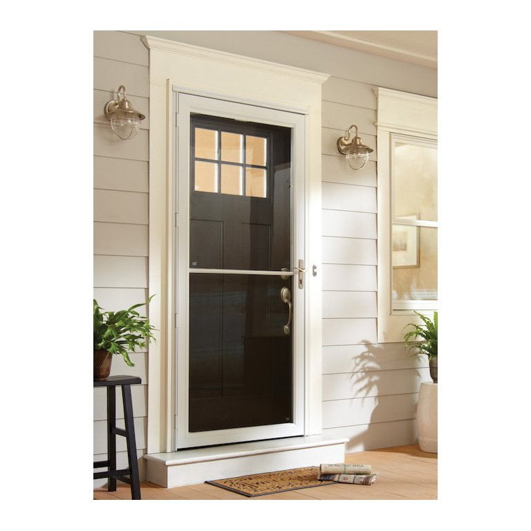 18 Andersen Storm Door With Retractable Screen Home Depot Home