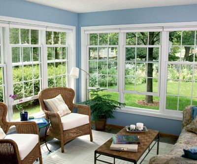 five home interior living room double hung windows create natural lighting